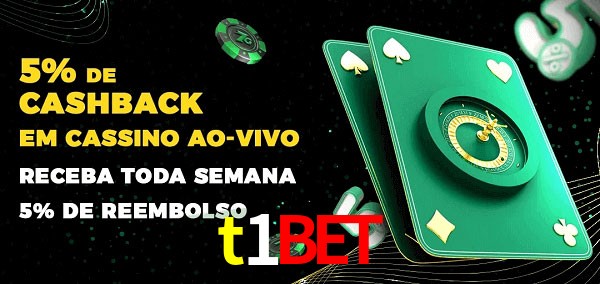 Promoções do cassino ao Vivo t1bet